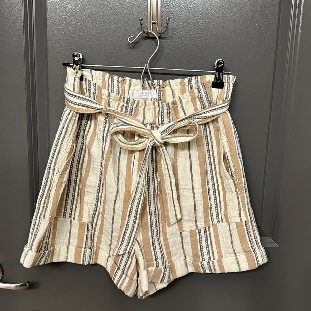 Lucky Brand paper bag shorts